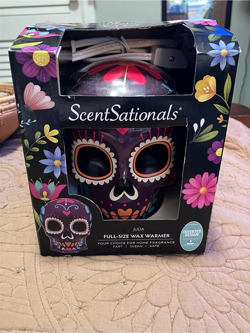 NIB ScentSationals Full Size Wax Warmer-Julia